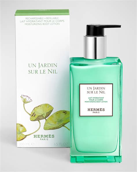 hermes un jardin body lotion|HERMÈS Un Jardin sur le Nil Moisturizing Body Lotion, 6.5 oz.